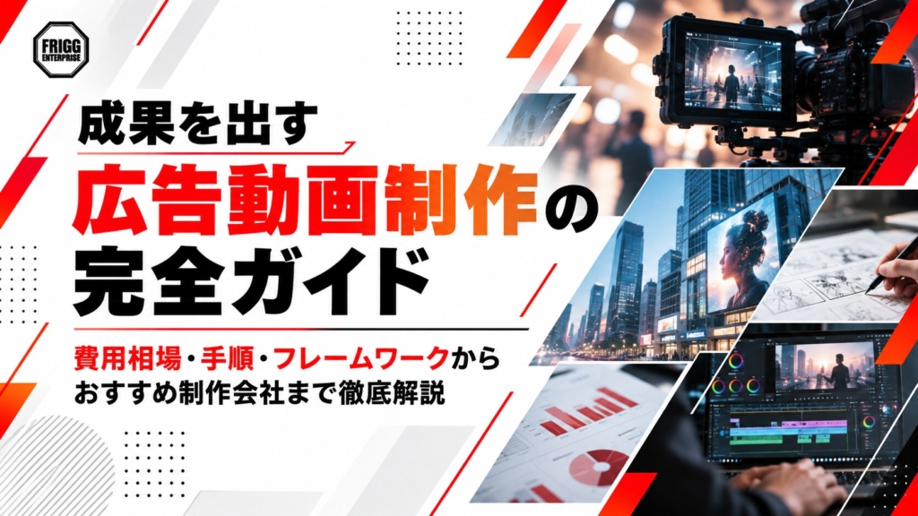 成果を出す広告動画制作の完全ガイド｜費用相場・手順・フレームワークからおすすめ制作会社まで徹底解説