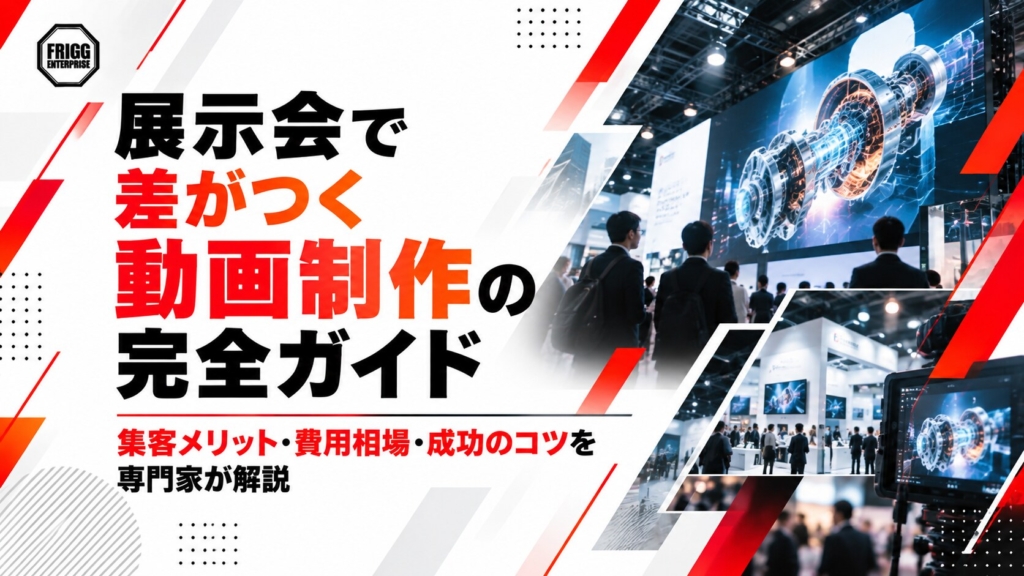 展示会で差がつく動画制作の完全ガイド｜集客メリット・費用相場・成功のコツを専門家が解説