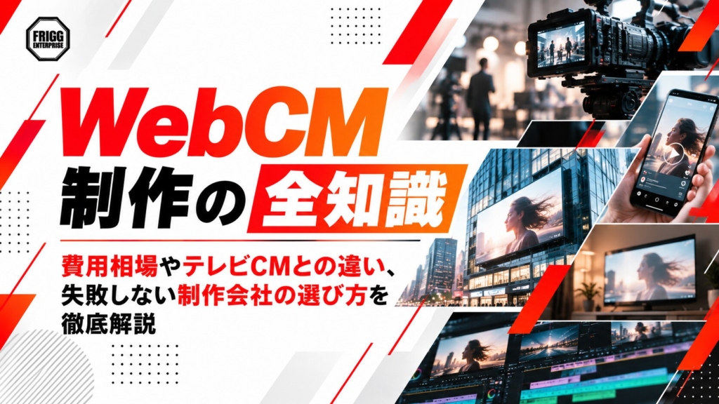 WebCM制作の全知識｜費用相場やテレビCMとの違い、失敗しない制作会社の選び方を徹底解説